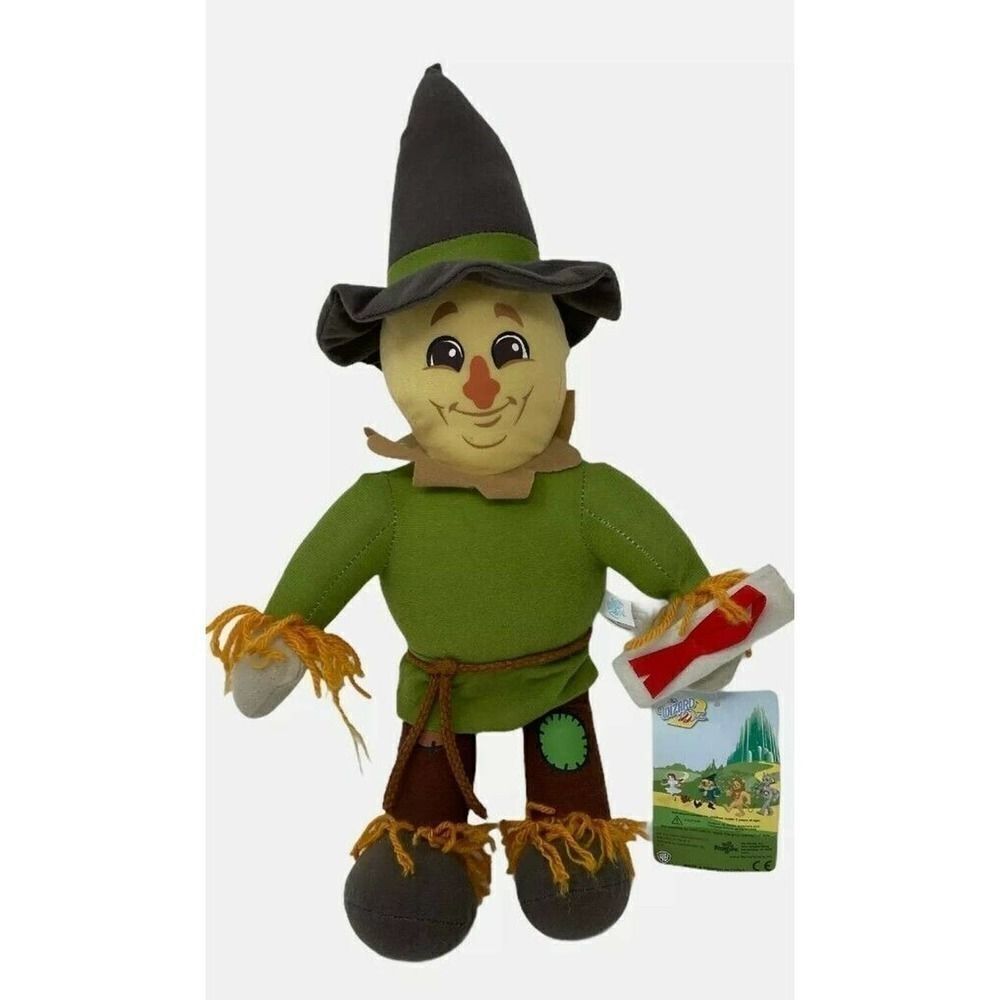Wizard of Oz Scarecrow with Scroll Plush Stuffed Doll 12" Toy Factory 2012